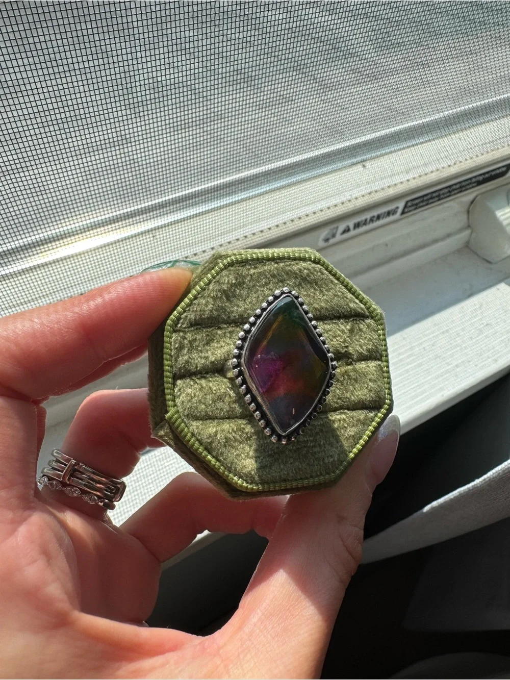 Rainbow Ring- Size 7